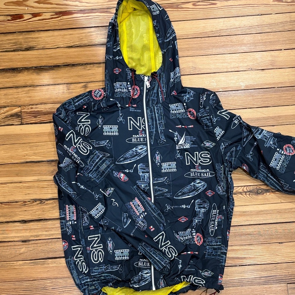 Nautica blue sail windbreaker